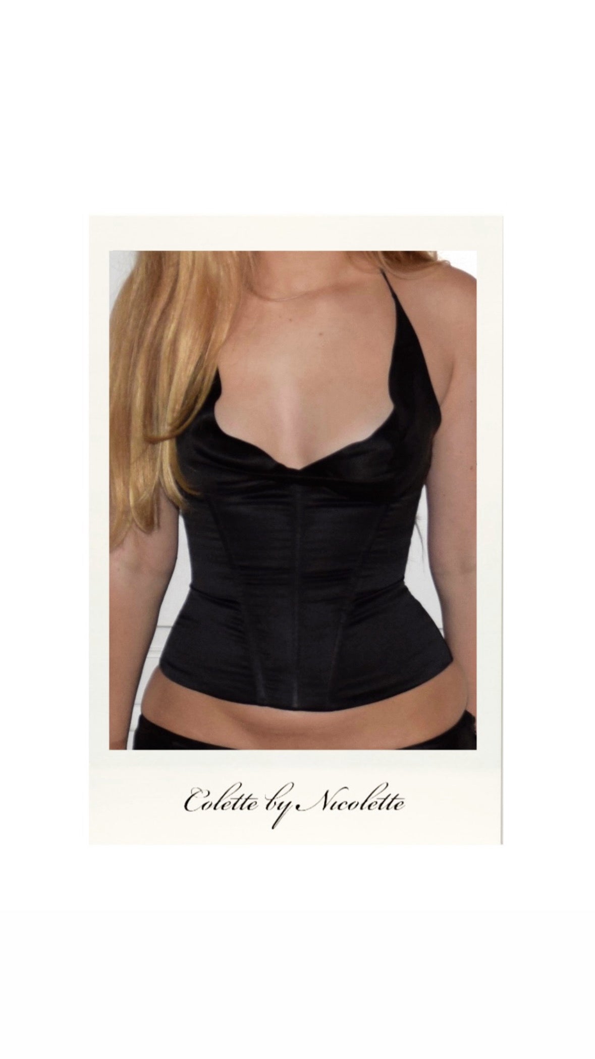 The Renae Corset Halter Top